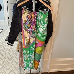 Zara Silk Sarong Skirt